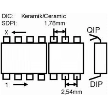 Mikroshēma CD4073 DIP14 RoHS TEXAS INSTRUMENTS