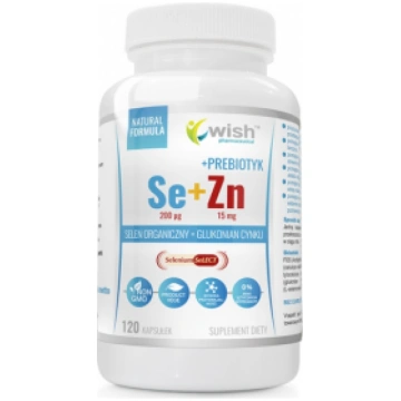 Selenium 200 mcg + Zinc 15 mg + Prebiotic WISH Pha