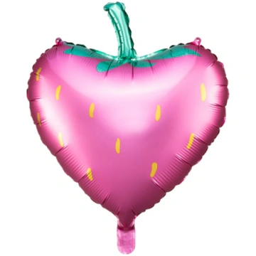 Folija balons Zemene - pildīts ar hēliju, 42 x 45c