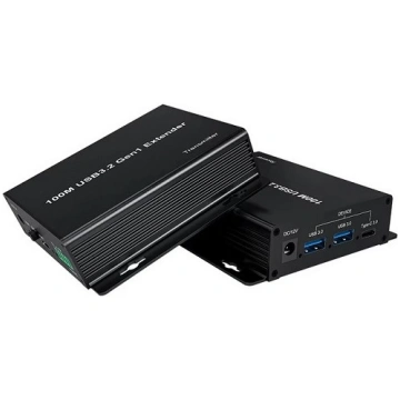 USB3.2 Gen1 Extender 100m, 2xUSB-A, 2xUSB-C Extra 