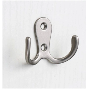 Double wall hanger - silver - matte - A2700 - Meta