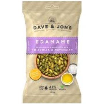DAVE & JON"S grauzdētu sojas pupiņu uzkodas Sea Sa