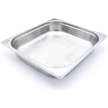 Gastronorm konteiners 2/3 GN - perforēts - 6,5 cm 