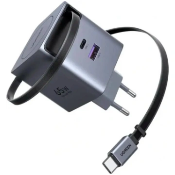 UGREEN X615 65W GaN ātrā lādētāja ar 1x USB-C, 1x 