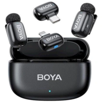 BOYA Mini 2-01 Lightning + USB-C Wireless Micropho