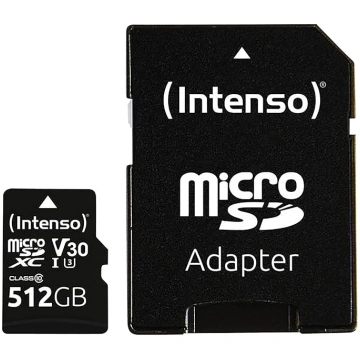 Intenso Amazon.de Professional microSDHC 512 GB Cl