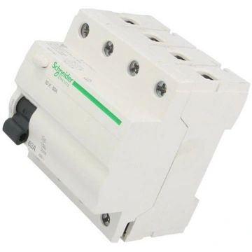 RCD breaker; Inom: 63A; Ires: 30mA; Poles: 4; 400V