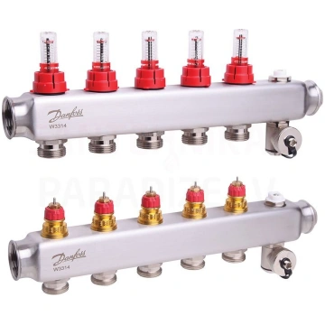 Danfoss SSM- 2F nerūsējošā tērauda grīdas apkures 