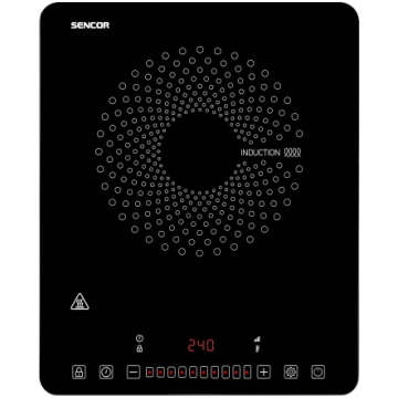 Mini plītis indukcijas Sencor SCP 3701BK, 2000 W, 