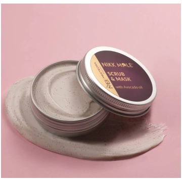 Scrub & mask with Avocado oil 40ml Nikk Mole