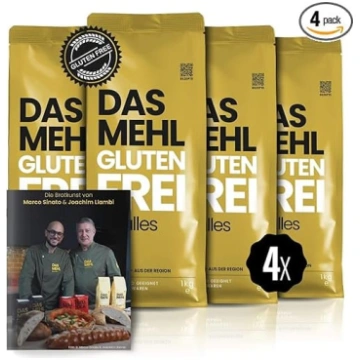 Bezglutēna milti – 4 x 1 kg bezglutēna milti picas