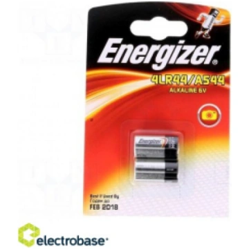 Battery: alkaline; 6V; 4LR44; Batt.no: 2; ¨13x25mm