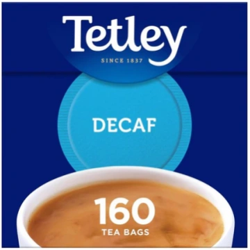 Tetley Decaffeinated Tea Bags 160 per pack