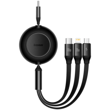 Baseus Bright Mirror 2 retractable cable 3in1 USB 