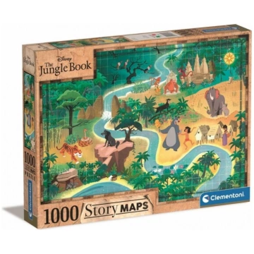 Puzle Clementoni Story Maps The Jungle Book 39816,