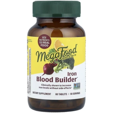 MegaFood, Blood Builder™, Iron, 60 Tablets