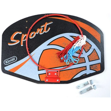 Basketbola vairogs ar grozu Kimet Orange ball