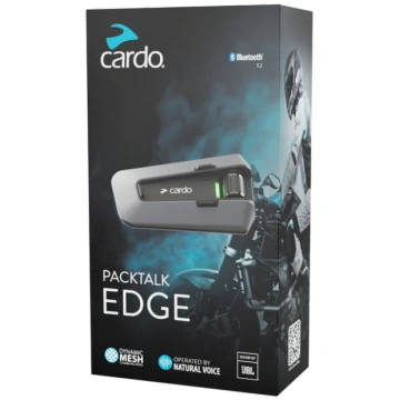 Cardo Packtalk EDGE SINGLE motociklininkų ryšio įr