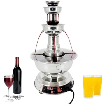 Partyweinbrunnen, 3stöckiger Edelstahl 304 mit LCD