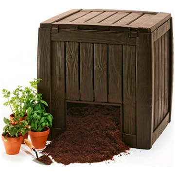 Keter Komposta kaste Deco Composter With Base 340L