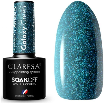 Claresa CLARESA Lakier hybrydowy Galaxy Green 5g 1