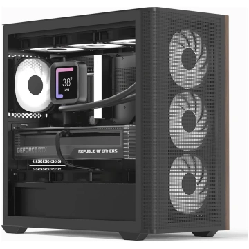 Aerocool Geh Mini D301A-G-BK-V2 (B/Wood/Micro-ATX)
