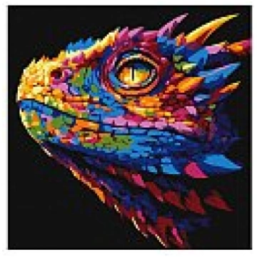 Komplekts gleznošanai pēc numuriem "Bright dragon"