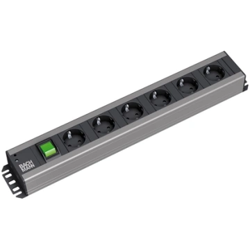 Bachmann Craftsman socket strip 6x earthing contac