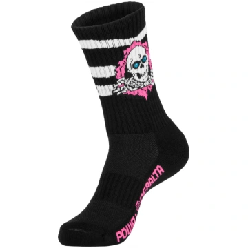 Powell Peralta Ripper Skate Socks Rips Stripes Bla