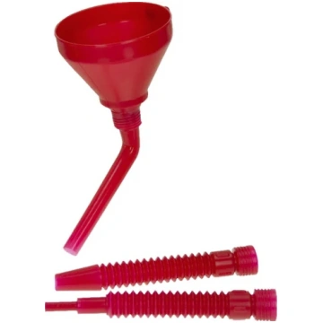 Plastmasas piltuve, elastīga caurule gopart