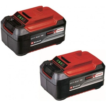 Akumulatori Einhell 18V Power-X-Change Plus, 2x5.2
