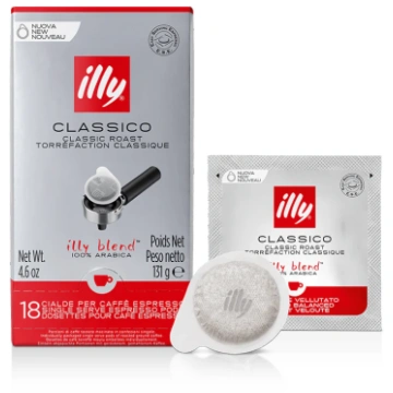144 ESE pods 44 Illy coffee - Classico / 18 pz