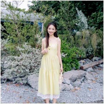 Debbie Countryside Yellow Dress