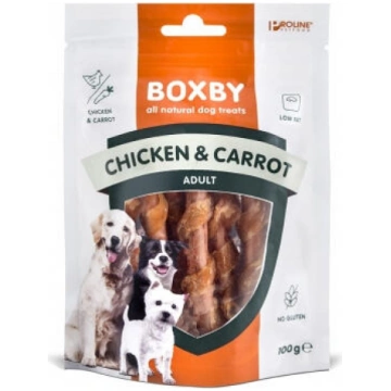 BOXBY CHICKEN&CARROT STICKSI 100g - NŪJIŅAS PIEAUG