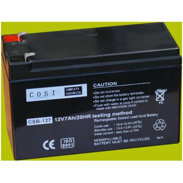 12V 7Ah akumulators :: AGM : VRLA :: 12 Volti, 7 a