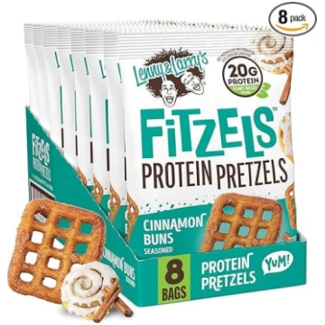 Lenny & Larry"s FITZELS proteīna kraukšķīši (kanēļ