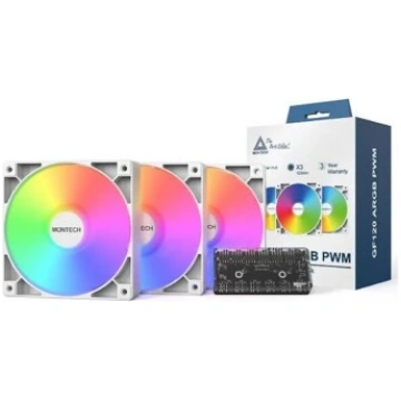CASE FAN 120MM GF120R V2/ARGB PWM 3I1 (W) MONTECH 