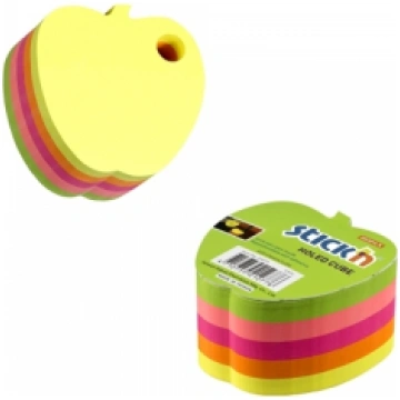 *Piezīmju kubs StickN 21400 70x70mm Apple 400 lapa