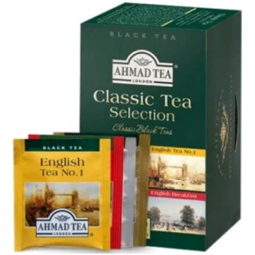 Tēju izlase AHMAD Classic Selection, 20 tējas mais