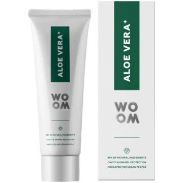 Zobu pasta WOOM ALOE VERA+ un piparmētru, 75 ml