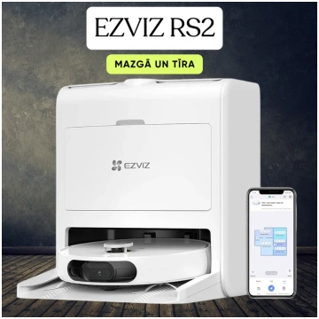 EZVIZ RS2 robots-kamera-putekļsūcējs, tīrīšanas pl