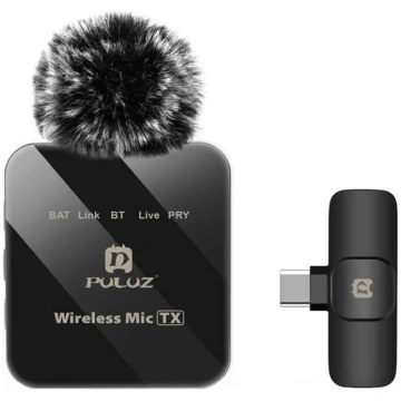 Wireless Lavalier Microphone PULUZ PU648B (USB-C)