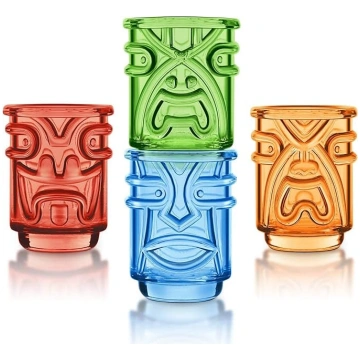 Final Touch TIKI Stapelbar Shot Glasses Schnapsglä