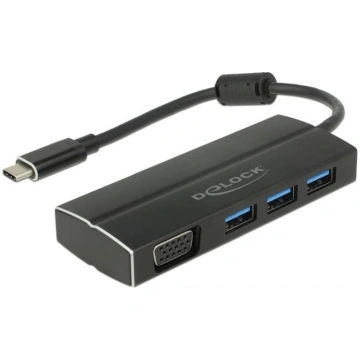 Delock USB 3.1 Gen 1 Adapter USB Type-C™ to 3 x US