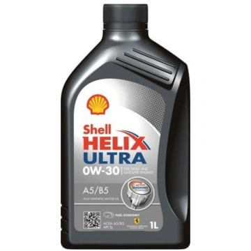 Motoreļļa Shell Helix Ultra A5/B5 0W - 30, sintēti