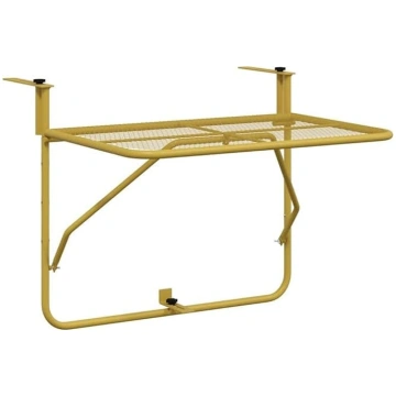 vidaXL Balcony Table Folding Balcony Hanging Table