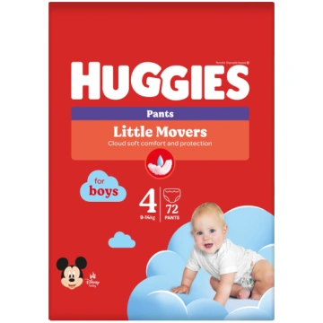 Huggies Pants Boy 4 (9-14kg) biksītes 72gb. » Grez