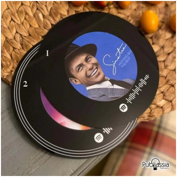 Vinile Spotify - personalizzato con foto - plexigl