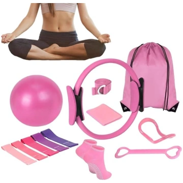 Pilates komplekts, 13 priekšmetu Pilates gredzenu