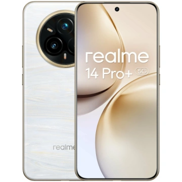 Mobilais telefons Realme 14 Pro+, 512 GB, balta kr